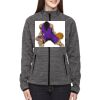 Ladies' Flux Mélange Bonded Fleece Jacket Thumbnail