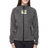 Ladies' Flux Mélange Bonded Fleece Jacket Thumbnail