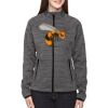Ladies' Flux Mélange Bonded Fleece Jacket Thumbnail