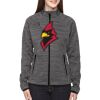 Ladies' Flux Mélange Bonded Fleece Jacket Thumbnail