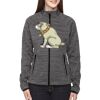 Ladies' Flux Mélange Bonded Fleece Jacket Thumbnail