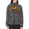 Ladies' Flux Mélange Bonded Fleece Jacket Thumbnail