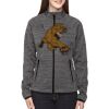 Ladies' Flux Mélange Bonded Fleece Jacket Thumbnail