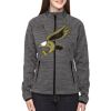 Ladies' Flux Mélange Bonded Fleece Jacket Thumbnail