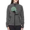 Ladies' Flux Mélange Bonded Fleece Jacket Thumbnail