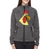 Ladies' Flux Mélange Bonded Fleece Jacket Thumbnail