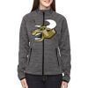 Ladies' Flux Mélange Bonded Fleece Jacket Thumbnail