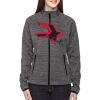 Ladies' Flux Mélange Bonded Fleece Jacket Thumbnail