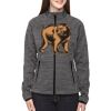 Ladies' Flux Mélange Bonded Fleece Jacket Thumbnail