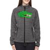 Ladies' Flux Mélange Bonded Fleece Jacket Thumbnail