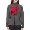 Ladies' Flux Mélange Bonded Fleece Jacket Thumbnail