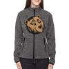 Ladies' Flux Mélange Bonded Fleece Jacket Thumbnail