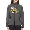 Ladies' Flux Mélange Bonded Fleece Jacket Thumbnail