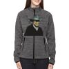 Ladies' Flux Mélange Bonded Fleece Jacket Thumbnail