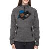 Ladies' Flux Mélange Bonded Fleece Jacket Thumbnail