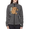 Ladies' Flux Mélange Bonded Fleece Jacket Thumbnail