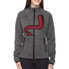 Ladies' Flux Mélange Bonded Fleece Jacket Thumbnail