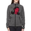 Ladies' Flux Mélange Bonded Fleece Jacket Thumbnail