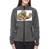 Ladies' Flux Mélange Bonded Fleece Jacket Thumbnail