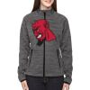 Ladies' Flux Mélange Bonded Fleece Jacket Thumbnail