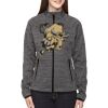 Ladies' Flux Mélange Bonded Fleece Jacket Thumbnail