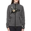 Ladies' Flux Mélange Bonded Fleece Jacket Thumbnail