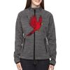 Ladies' Flux Mélange Bonded Fleece Jacket Thumbnail