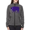 Ladies' Flux Mélange Bonded Fleece Jacket Thumbnail