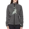 Ladies' Flux Mélange Bonded Fleece Jacket Thumbnail