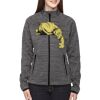 Ladies' Flux Mélange Bonded Fleece Jacket Thumbnail