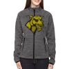 Ladies' Flux Mélange Bonded Fleece Jacket Thumbnail