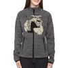 Ladies' Flux Mélange Bonded Fleece Jacket Thumbnail