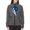 Ladies' Flux Mélange Bonded Fleece Jacket Thumbnail