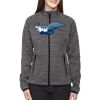 Ladies' Flux Mélange Bonded Fleece Jacket Thumbnail