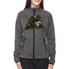 Ladies' Flux Mélange Bonded Fleece Jacket Thumbnail