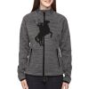 Ladies' Flux Mélange Bonded Fleece Jacket Thumbnail