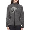 Ladies' Flux Mélange Bonded Fleece Jacket Thumbnail