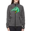 Ladies' Flux Mélange Bonded Fleece Jacket Thumbnail