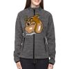 Ladies' Flux Mélange Bonded Fleece Jacket Thumbnail