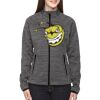 Ladies' Flux Mélange Bonded Fleece Jacket Thumbnail