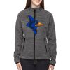 Ladies' Flux Mélange Bonded Fleece Jacket Thumbnail