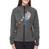 Ladies' Flux Mélange Bonded Fleece Jacket Thumbnail