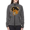 Ladies' Flux Mélange Bonded Fleece Jacket Thumbnail