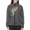 Ladies' Flux Mélange Bonded Fleece Jacket Thumbnail