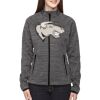 Ladies' Flux Mélange Bonded Fleece Jacket Thumbnail