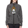 Ladies' Flux Mélange Bonded Fleece Jacket Thumbnail