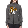 Ladies' Flux Mélange Bonded Fleece Jacket Thumbnail