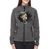 Ladies' Flux Mélange Bonded Fleece Jacket Thumbnail