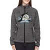 Ladies' Flux Mélange Bonded Fleece Jacket Thumbnail