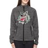 Ladies' Flux Mélange Bonded Fleece Jacket Thumbnail